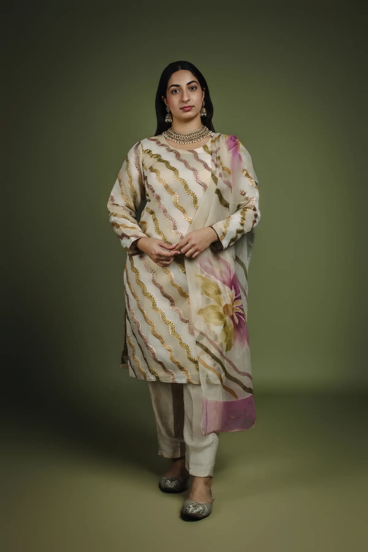 Leheria Tissue Suit Set view 1