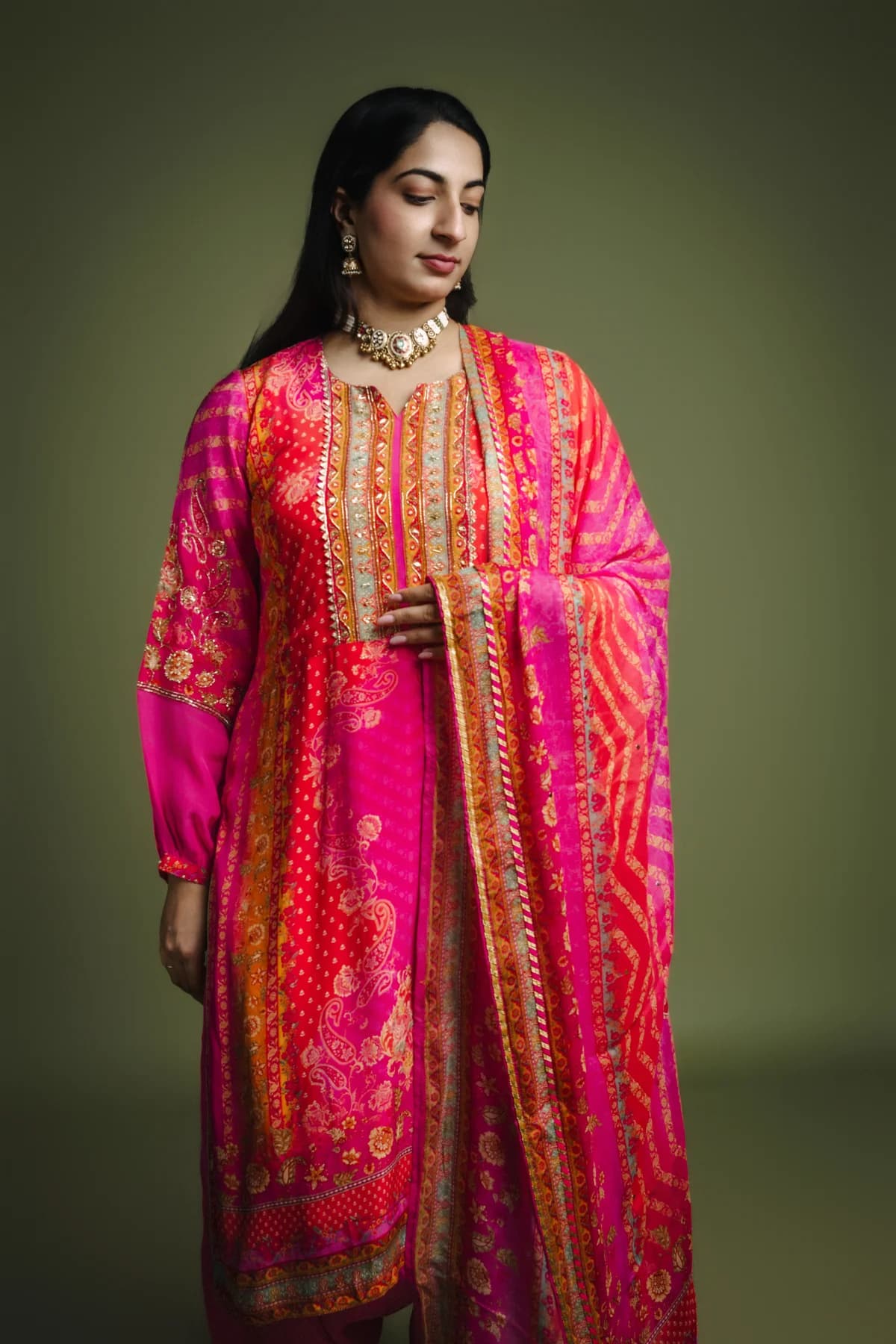 Maharani Shalwar suit set view 2