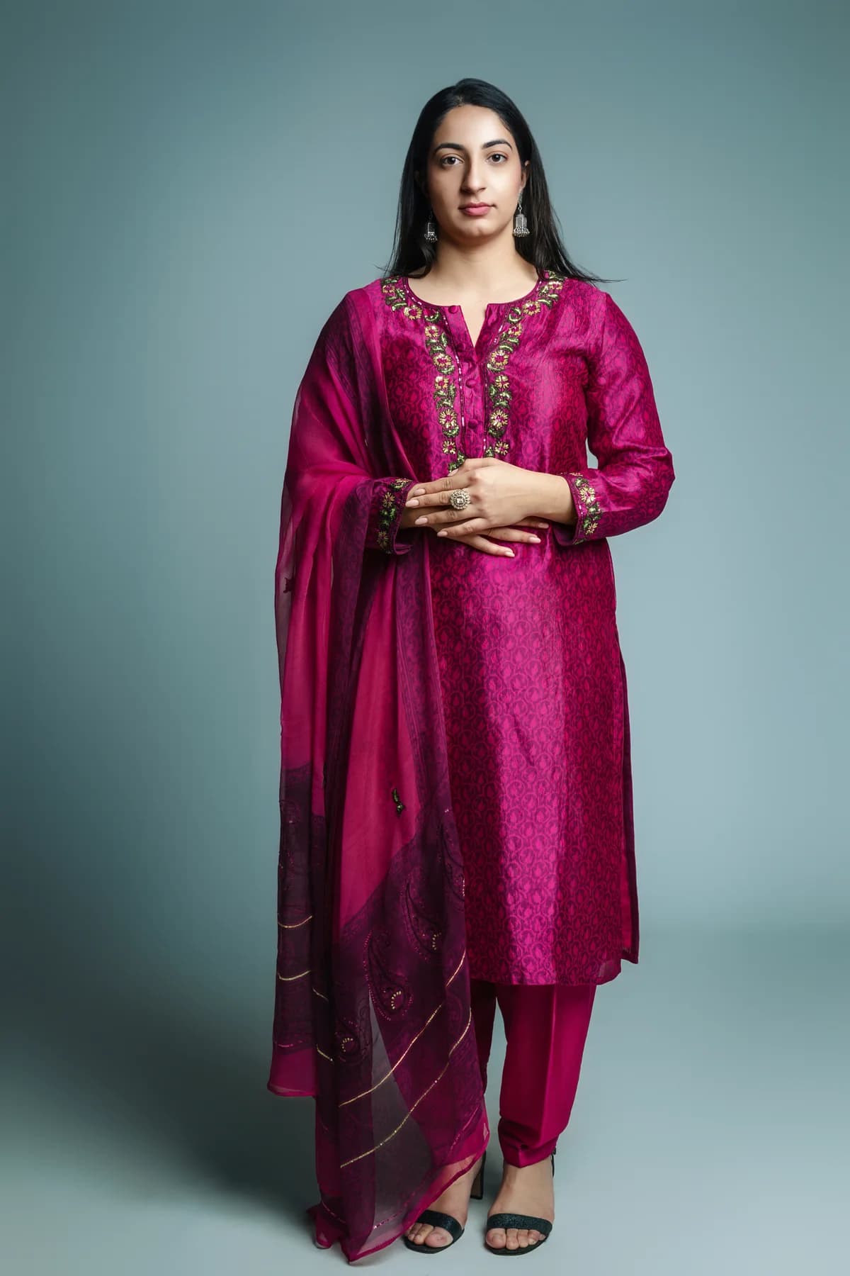 Rani Silk Suit view 1
